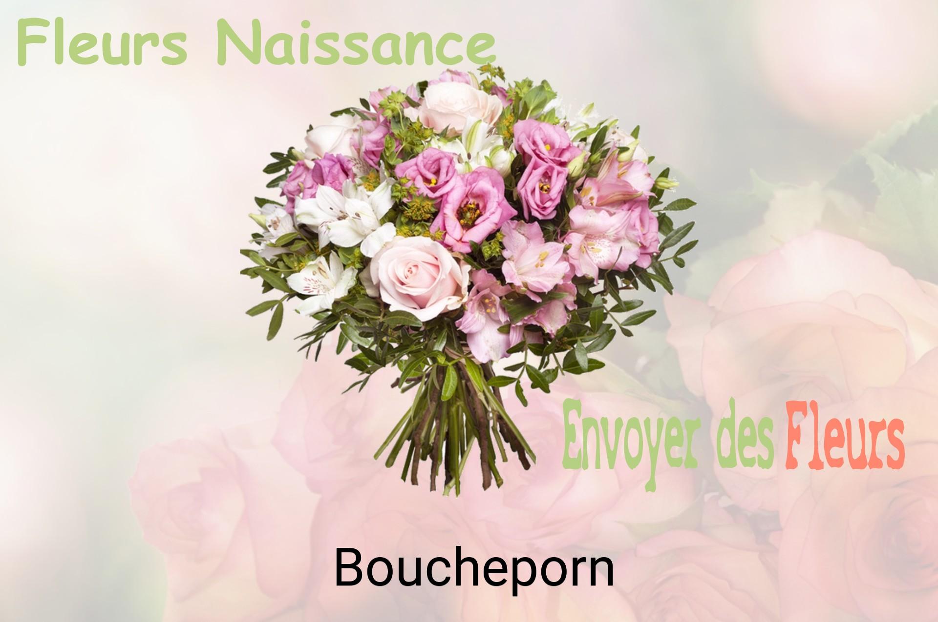 Bouquet de fleurs de naissance livré à Boucheporn